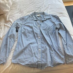 Blue Striped J. Crew shirt
